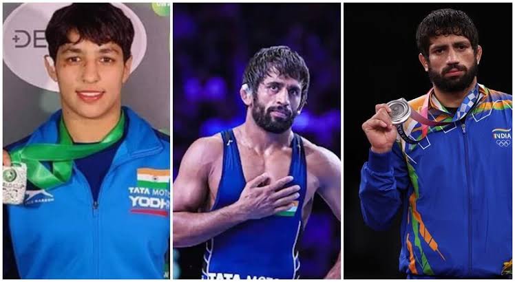 Bajrang, Ravi & Anshu Among Five Indians Given top billing at Asian Wrestling Championships