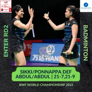 Live Blog | Bwf World Championships 2022 2 Sikki Reddy Ashwini Ponnappa