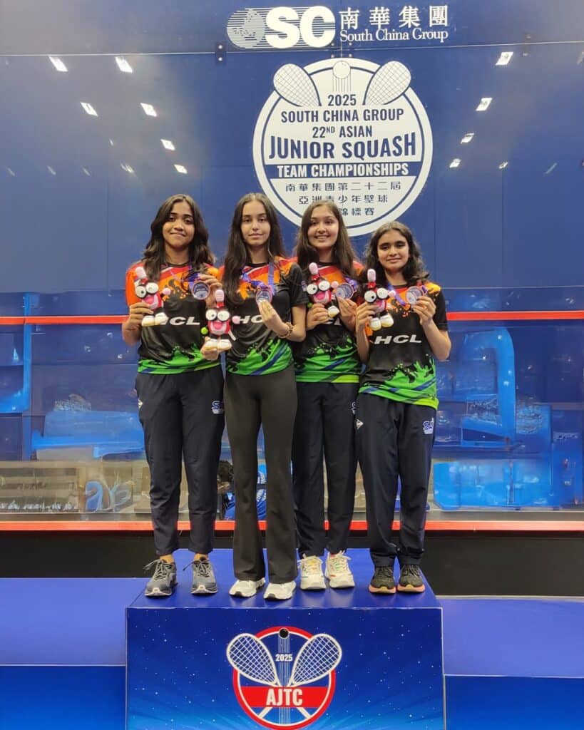Asian Junior team squash