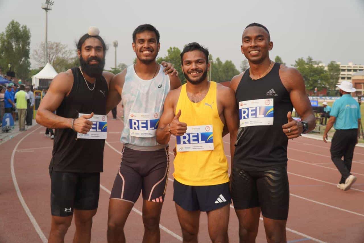 Indian Quartet Shatters 15-Year-Old 4X100M National Record With 38.69S Blitz 2 4X100 National Record