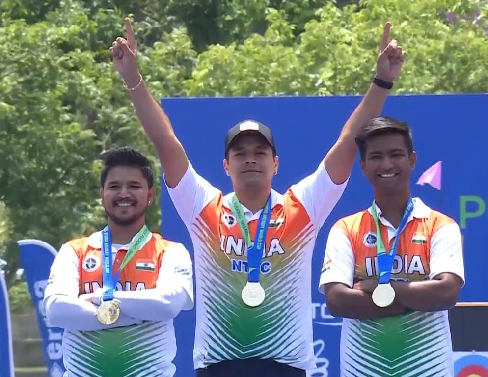 India Shines At Archery World Cup: Compound Teams Claim Gold, Silver, And Bronze In Shanghai 2 Archery World Cup