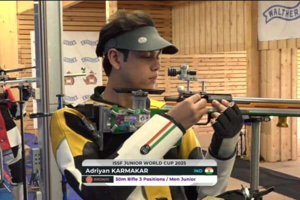 Adriyan Karmakar Clinches Bronze in 50m Rifle 3P at ISSF Junior World Cup, Suhl Adriyan