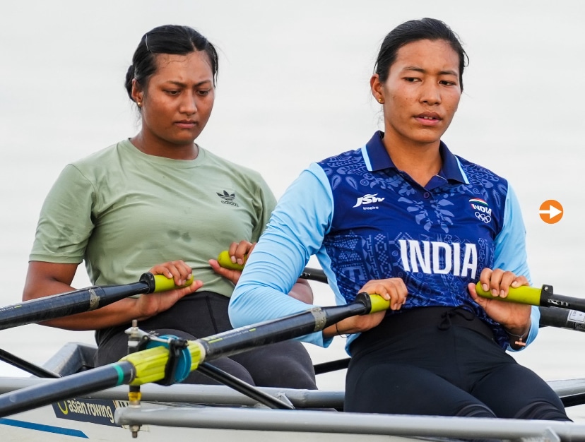 Indian Women Rowing