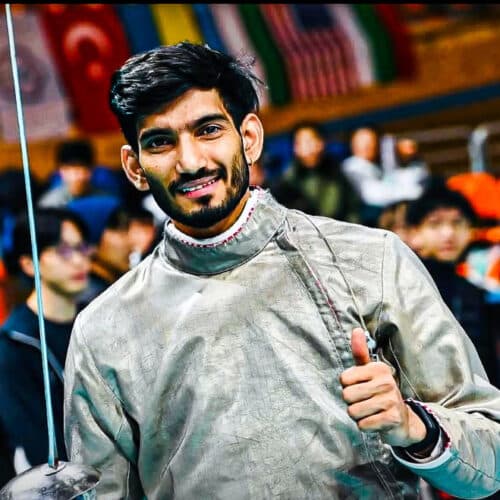 Karan Singh Finishes 9th at 2025 Asian Fencing Championships with Strong Run in Men’s Sabre