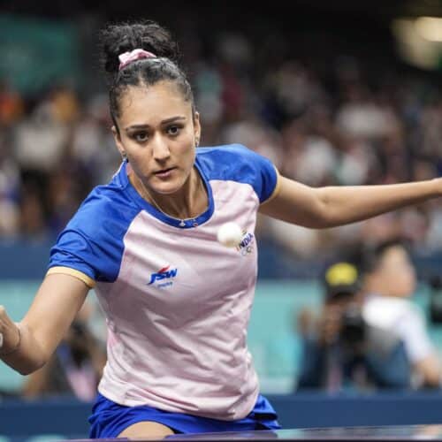 Manika Batra Lone Bright Spot in India’s Disappointing WTT Star Contender Ljubljana Campaign