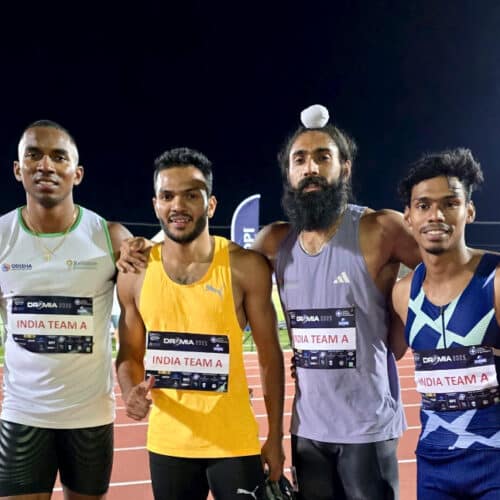 Indian Sprinters Shine at Dromia 2025 with National Record, Relay Silver